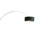 Steinhauer floor lamp SPARKLED LIGHT cylindrical, with switch, with shade, with plug, adjustable E27 IP20, steel brushed 