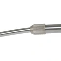 Steinhauer floor lamp SPARKLED LIGHT cylindrical, with switch, with shade, with plug, adjustable E27 IP20, steel brushed 