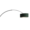 Steinhauer floor lamp SPARKLED LIGHT cylindrical, with switch, with shade, with plug, adjustable E27 IP20, black matt 