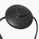 Steinhauer floor lamp SPARKLED LIGHT cylindrical, with switch, with shade, with plug, adjustable E27 IP20, black matt 