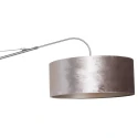 Steinhauer wall luminaire ELEGANT CLASSY with switch, with shade, with strain relief, with plug, adjustable E27 IP20, steel brushed 