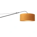 Steinhauer wall luminaire ELEGANT CLASSY with switch, with shade, with strain relief, with plug, adjustable E27 IP20, black matt 