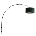 Steinhauer wall luminaire SPARKLED LIGHT cylindrical, with shade, adjustable E27 IP20, black matt 