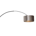 Steinhauer wall luminaire SPARKLED LIGHT cylindrical, with shade, adjustable E27 IP20, black matt 