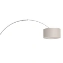 Steinhauer wall luminaire SPARKLED LIGHT cylindrical, with shade, adjustable E27 IP20, steel brushed 