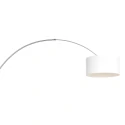 Steinhauer wall luminaire SPARKLED LIGHT cylindrical, with shade, adjustable E27 IP20, steel brushed 