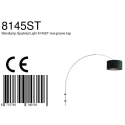 Steinhauer wall luminaire SPARKLED LIGHT cylindrical, with shade, adjustable E27 IP20, steel brushed 