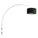 Steinhauer wall luminaire SPARKLED LIGHT cylindrical, with shade, adjustable E27 IP20, steel brushed 