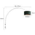 Steinhauer wall luminaire SPARKLED LIGHT cylindrical, with shade, adjustable E27 IP20, steel brushed 