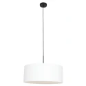 pendant luminaire SPARKLED LIGHT cylindrical, with shade E27 IP20, black matt dimmable