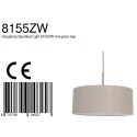 pendant luminaire SPARKLED LIGHT cylindrical, with shade E27 IP20
