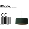 Steinhauer pendant luminaire SPARKLED LIGHT cylindrical, with shade E27 IP20, black matt dimmable