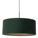 Steinhauer pendant luminaire SPARKLED LIGHT cylindrical, with shade E27 IP20, black matt dimmable