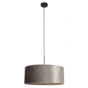 pendant luminaire SPARKLED LIGHT cylindrical, with shade E27 IP20, black matt dimmable