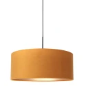Steinhauer pendant luminaire SPARKLED LIGHT cylindrical, with shade E27 IP20, black matt dimmable