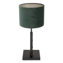 table lamp STANG up, short, with switch, with shade, with plug E27 IP20, black matt dimmable