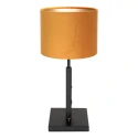 table lamp STANG up, short, with switch, with shade, with plug E27 IP20, black matt dimmable