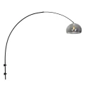 wall luminaire SPARKLED LIGHT half round, with shade, adjustable E27 IP20, black matt 
