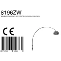 Steinhauer wall luminaire SPARKLED LIGHT half round, with shade, adjustable E27 IP20, black matt 