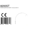 wall luminaire SPARKLED LIGHT half round, with shade, adjustable E27 IP20, black matt 