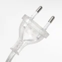 Steinhauer Luminaire mural SPARKLED LIGHT semi-circulaire, réglable E27 IP20, acier brossé 