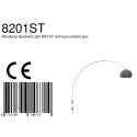 Steinhauer Luminaire mural SPARKLED LIGHT semi-circulaire, réglable E27 IP20, acier brossé 