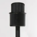 Steinhauer wall luminaire STANG with shade, with LED spot E27 IP20, black matt 