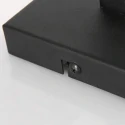 Steinhauer wall luminaire STANG with shade, with LED spot E27 IP20, black matt 
