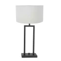 table lamp STANG up, 2-fold, with switch, with shade, with plug E27 IP20, black matt dimmable