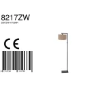 Steinhauer floor lamp STANG down, with switch, with shade, with plug E27 IP20, black matt dimmable