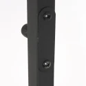 Steinhauer floor lamp STANG down, with switch, with shade, with plug E27 IP20, black matt dimmable