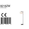 Steinhauer floor lamp STANG down, with switch, with shade, with plug E27 IP20, black matt dimmable
