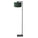 Steinhauer floor lamp STANG down, with switch, with shade, with plug E27 IP20, black matt dimmable