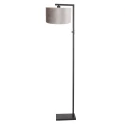 Steinhauer floor lamp STANG down, with switch, with shade, with plug E27 IP20, black matt dimmable
