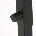 floor lamp STANG down, with switch, with shade, with plug E27 IP20, black matt dimmable