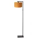 floor lamp STANG down, with switch, with shade, with plug E27 IP20, black matt dimmable