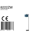 Steinhauer floor lamp STANG down, with switch, with shade, with plug E27 IP20, black matt dimmable