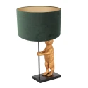 anne light & home table lamp ANIMAUX - SURICATE up, with switch, with shade, with plug E27 IP20, black matt 