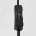 anne light & home table lamp ANIMAUX - OURSES up, with switch, with shade, with plug E27 IP20, black matt 