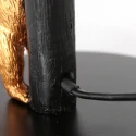 anne light & home table lamp ANIMAUX - OURSES up, with switch, with shade, with plug E27 IP20, black matt 