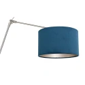 Steinhauer wall luminaire PRESTIGE CHIC cylindrical, with switch, with shade, with jointed arm, with plug E27 IP20, steel brushed dimmable