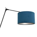 Steinhauer wall luminaire PRESTIGE CHIC cylindrical, with switch, with shade, with jointed arm, with plug E27 IP20, black matt dimmable