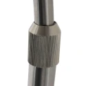 Steinhauer floor lamp SPARKLED LIGHT cylindrical, with switch, with shade, with plug, adjustable E27 IP20, steel brushed 