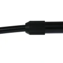 Steinhauer floor lamp SPARKLED LIGHT cylindrical, with switch, with shade, with plug, adjustable E27 IP20, black matt 