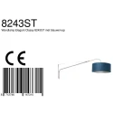 Steinhauer wall luminaire ELEGANT CLASSY with switch, with shade, with strain relief, with plug, adjustable E27 IP20