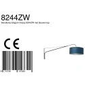 Steinhauer Luminaire mural ELEGANT CLASSY avec interrupteur, avec abat-jour, avec décharge de traction, avec prise de courant