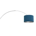 Steinhauer wall luminaire SPARKLED LIGHT cylindrical, with switch, with shade, with plug, adjustable E27 IP20, steel brushed 