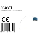 Steinhauer wall luminaire SPARKLED LIGHT cylindrical, with switch, with shade, with plug, adjustable E27 IP20, steel brushed 