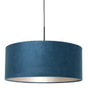 Steinhauer pendant luminaire SPARKLED LIGHT cylindrical, with shade E27 IP20, black matt dimmable