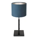 table lamp STANG up, with switch, with shade, with plug E27 IP20, black matt dimmable